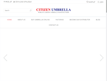 Tablet Screenshot of citizenumbrella.com